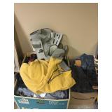 Two Boxes of Jeans and Clothing Assorted Sizes