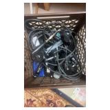 Crate of Audio equipment