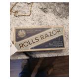 Antique Rolls Razor with original instructions