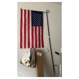 American Flag Metal Garden Flag Holder