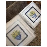 Lot of white picture frames