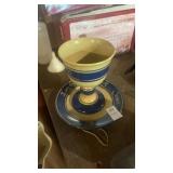 Handmade stoneware chalice