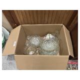 Box of Assorted Glassware