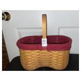 Longaberger 2001 Handwoven Wooden Picnic Vine