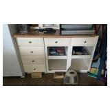 Pair of White Storage Units *no contents*