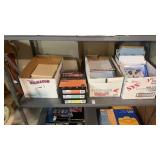 Shelf lot of paper