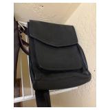Black Fossil Messenger Bag