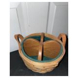 Longaberger 1996 -darning basket features two