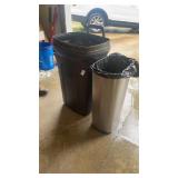 Pair of Trash Cans