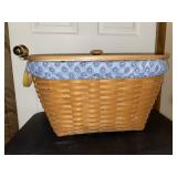 Longaberger 2001 Large Oval Laundry Basket -liner