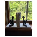 Marble Bookends lot of 2