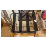 Folding luggage rack