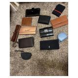 Lot of misc wallets, pouches, etc