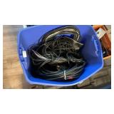 Tote of Amp Cords