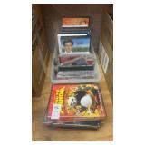 Lot of DVDs and CDs