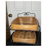Longaberger wrought iron shelf - 13 inches wide
