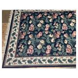 Polynaise area rug - with fringe ends - 66 x 97