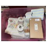 Longaberger Bathroom towel set & soap & tumbler