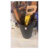 Bin of Handsaws