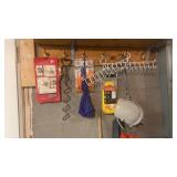 Wall lot of Utility Cord, Kneepads, etc