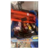 Lot of foot pump, clamps, etc