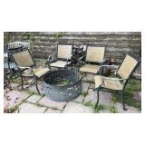5 Pc Fire Ring and Chair Set