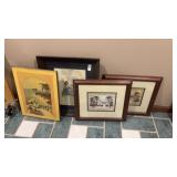 Lot of Framed Pictures