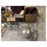 Lot of Metal Display Racks