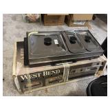 West Bend Buffet Tray Set