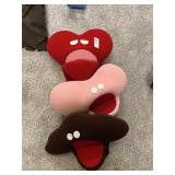 Red Pink and Brown Puppets