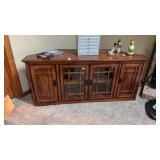 Mission style corner Tv stand57by20by25 inch