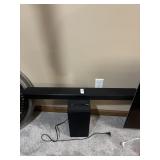 LG Soundbar and Subwoofer