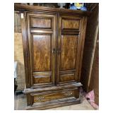 Wooden armoire cabinet ** no contents- 38 x 60 x