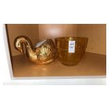 Anchor Hawking Glass Bowl and and Sean Napkin