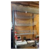 4 Metal Shop Organizer Baskets