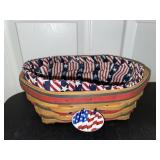 Longaberger 1999 All-American Blue Ribbon bread