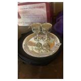 Silver-plated communion set