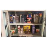 2 shelf lots of Cleaning Supplies