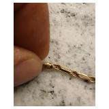 14K gold necklace 21" long