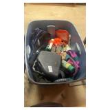 Tote of small bags, etc