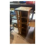Napa Valley spinning wooden storage rack
