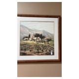 Framed art print called Village at Vaucluse by