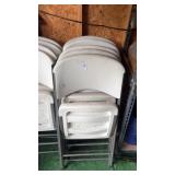 Lot of 5 Lifetime Plastic Chairs