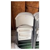 Lot of 4 Lifetime Plastic Chairs
