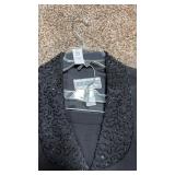 Jessica Howard vintage style black 2-piece skirt