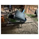 Wheelbarrow Blue