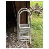 Two Metal Step Ladders