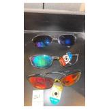 Three sunglasses