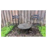 Heavy Duty Table and Metal Chairs Set