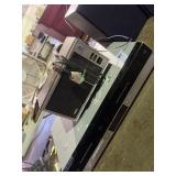 DVD and VHS Player, General Electric AM FM Radio,